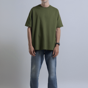 Green 2 Oversized 240 GSM T-Shirt - Green