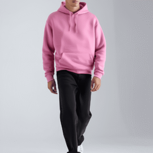Premium Pink Plain 350gsm Hoodie