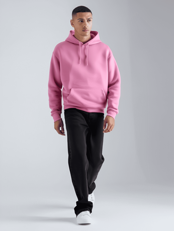 Premium Pink Plain 350gsm Hoodie